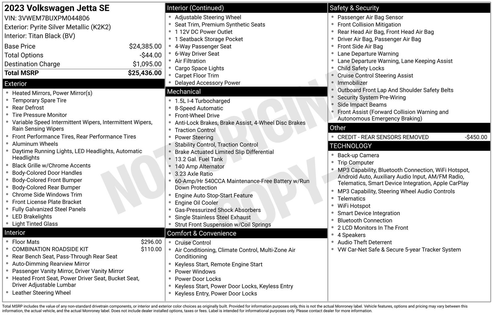 Certified 2023 Volkswagen Jetta SE FWD image 40