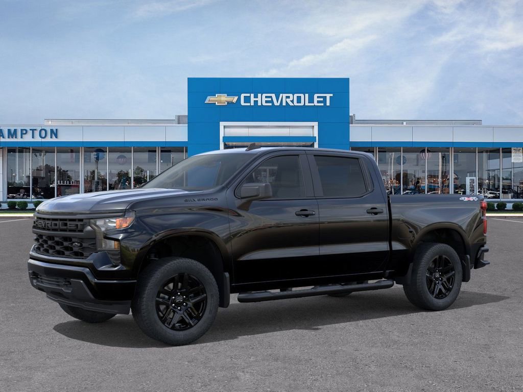 New 2026 Chevrolet Silverado 1500 Custom w/ Turbomax Blackout Package image 2
