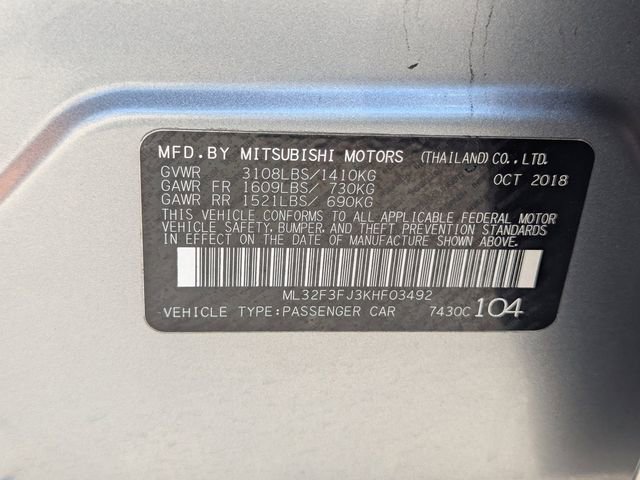 Used 2019 Mitsubishi Mirage G4 ES image 32