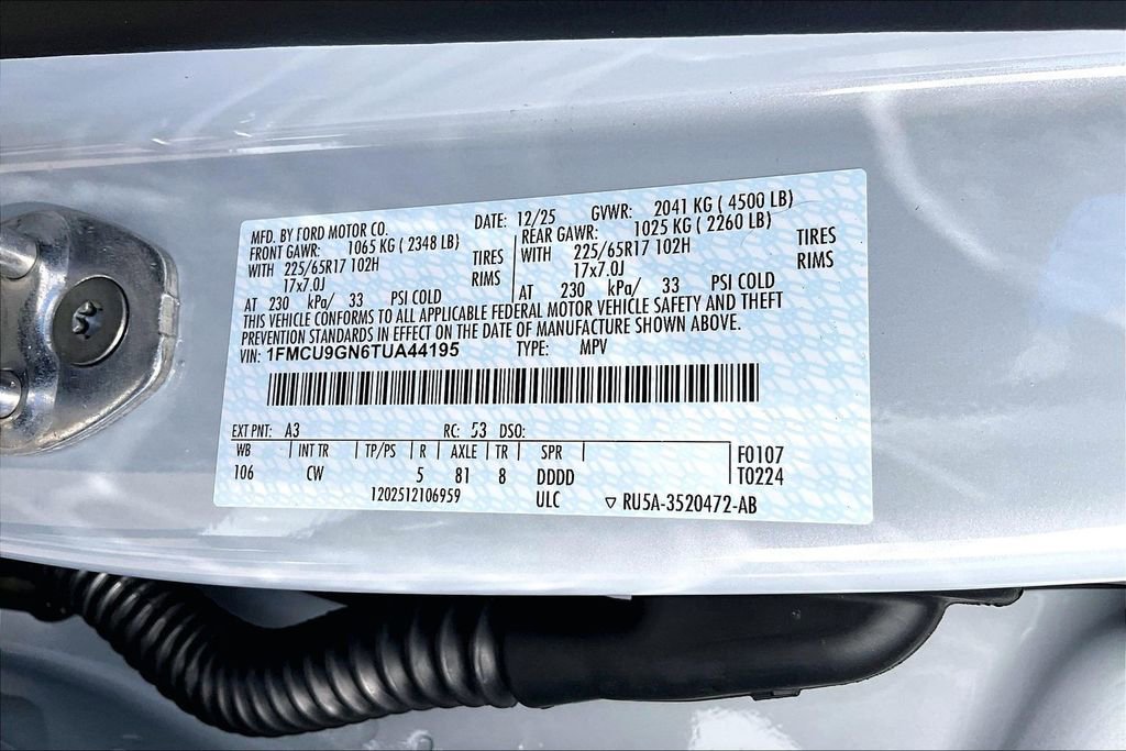 New 2026 Ford Escape Active w/ Tech Pack #1 image 9