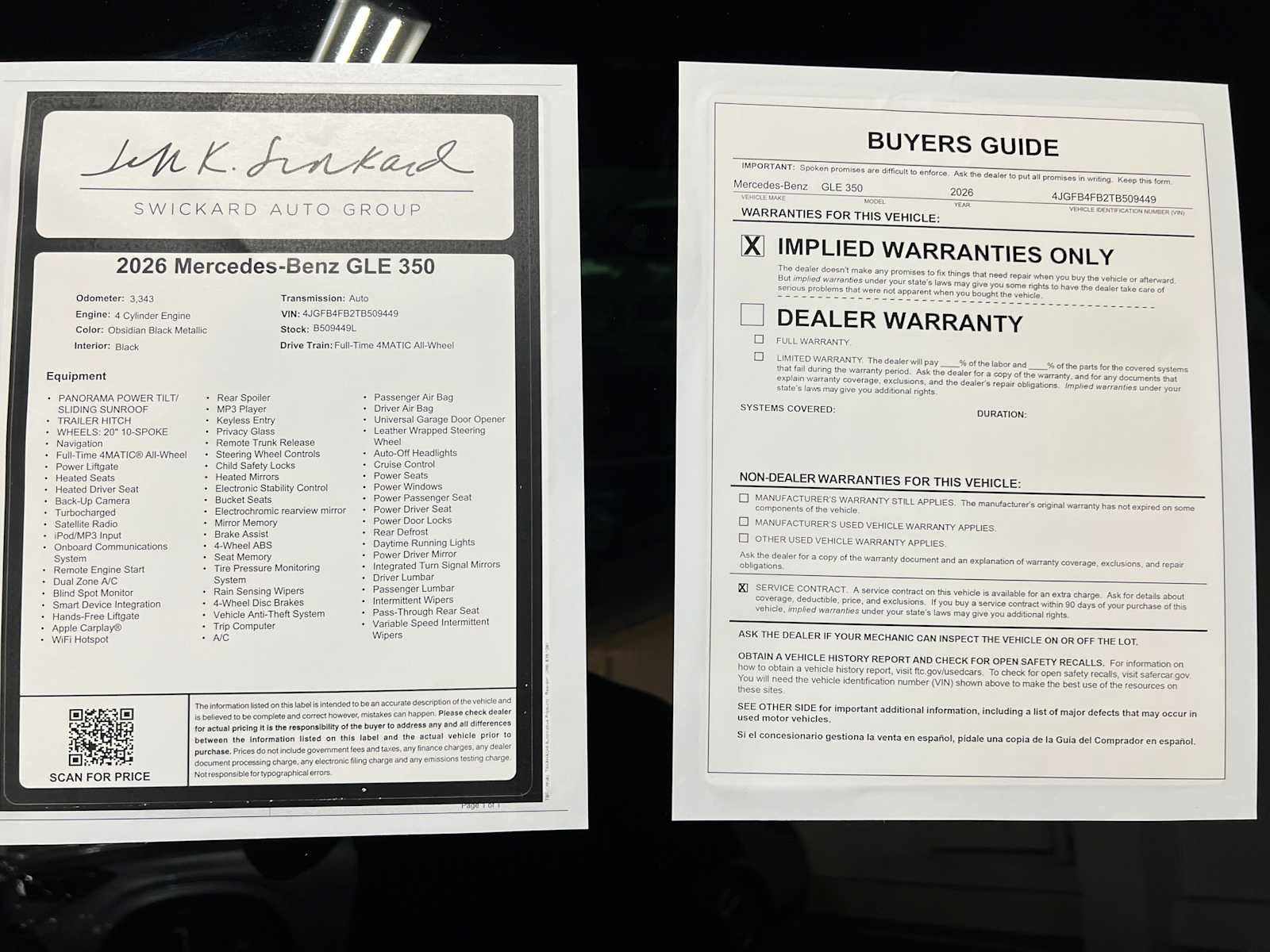 Certified 2026 Mercedes-Benz GLE 350 4MATIC image 47
