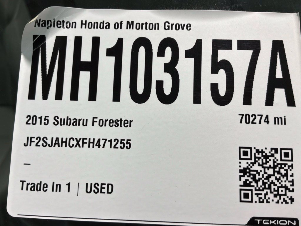 Used 2015 Subaru Forester 2.5i Limited w/ Popular Package #1 AWD/4WD image 33
