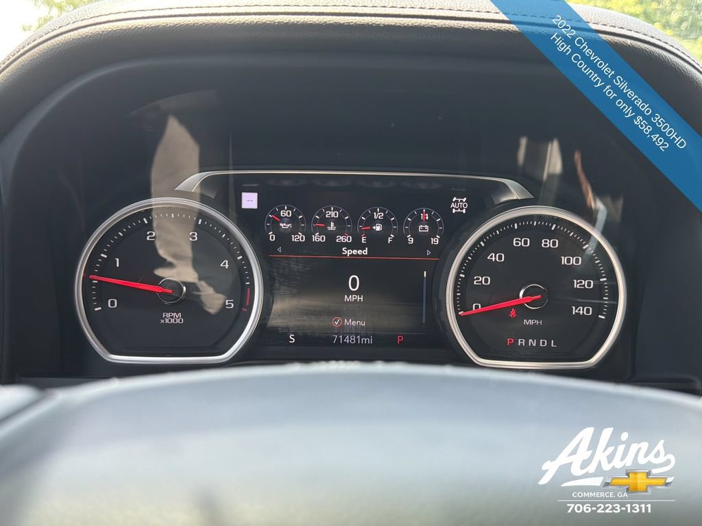 Used 2022 Chevrolet Silverado 3500 High Country AWD/4WD image 26