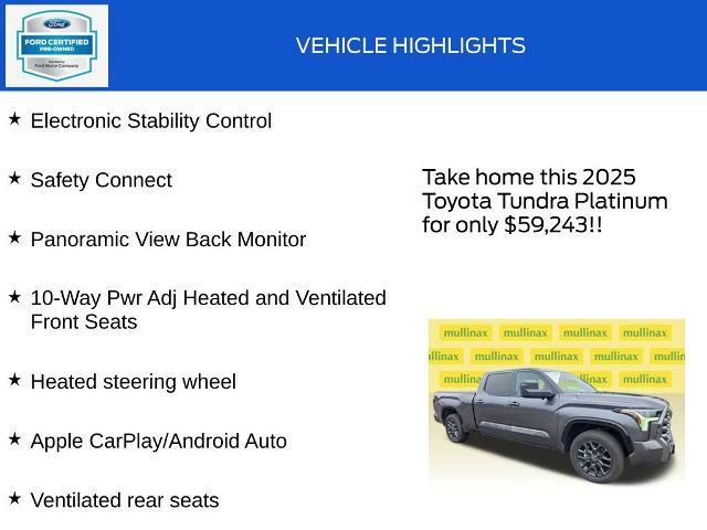 Used 2025 Toyota Tundra Platinum AWD/4WD image 19