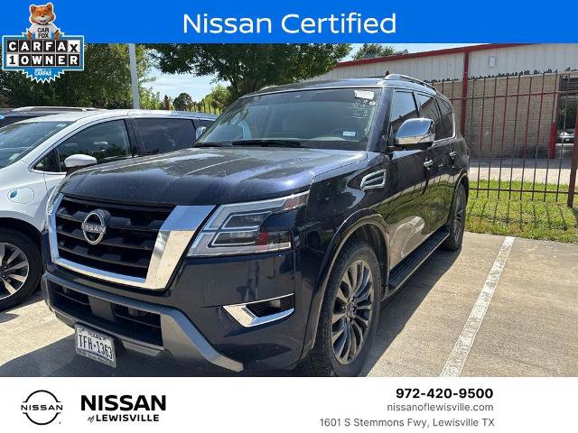 Certified 2023 Nissan Armada Platinum w/ Captain's Chairs Package