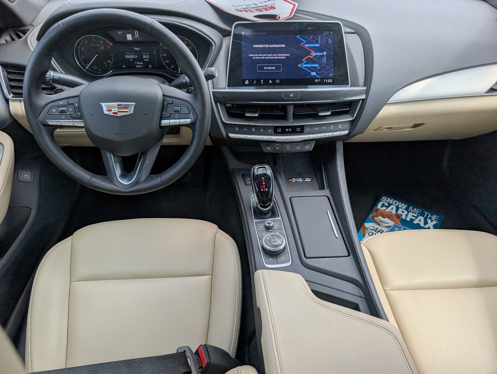 Certified 2024 Cadillac CT5 Luxury w/ Sun And Sound Package RWD image 29
