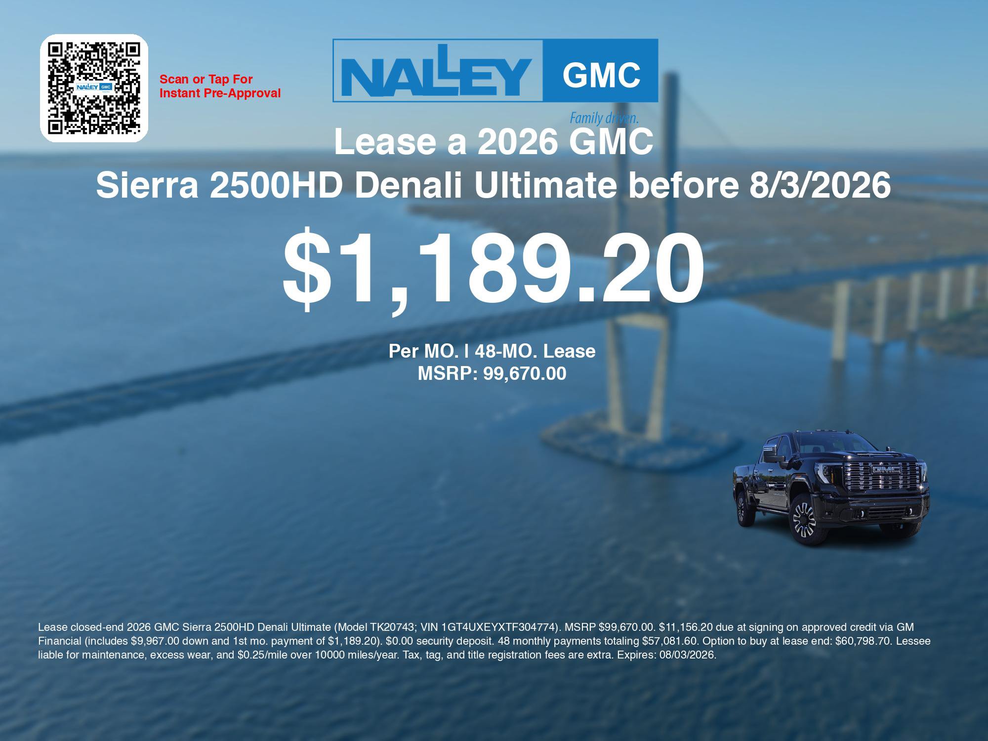 New 2026 GMC Sierra 2500 Denali Ultimate AWD/4WD image 3