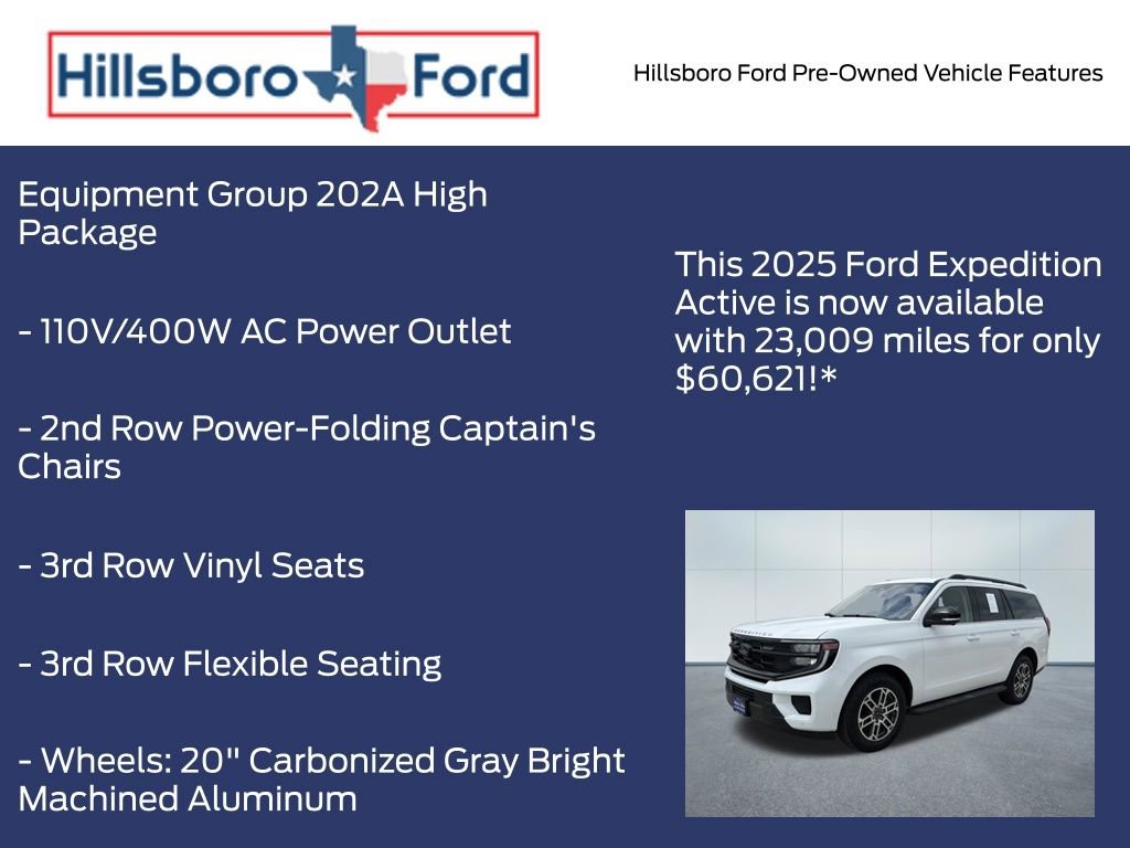 Used 2025 Ford Expedition Active AWD/4WD image 3