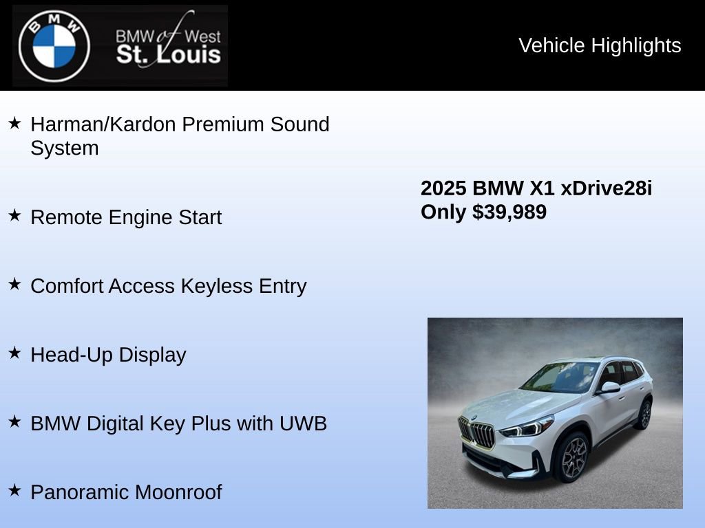 Used 2025 BMW X1 xDrive28i AWD/4WD image 16