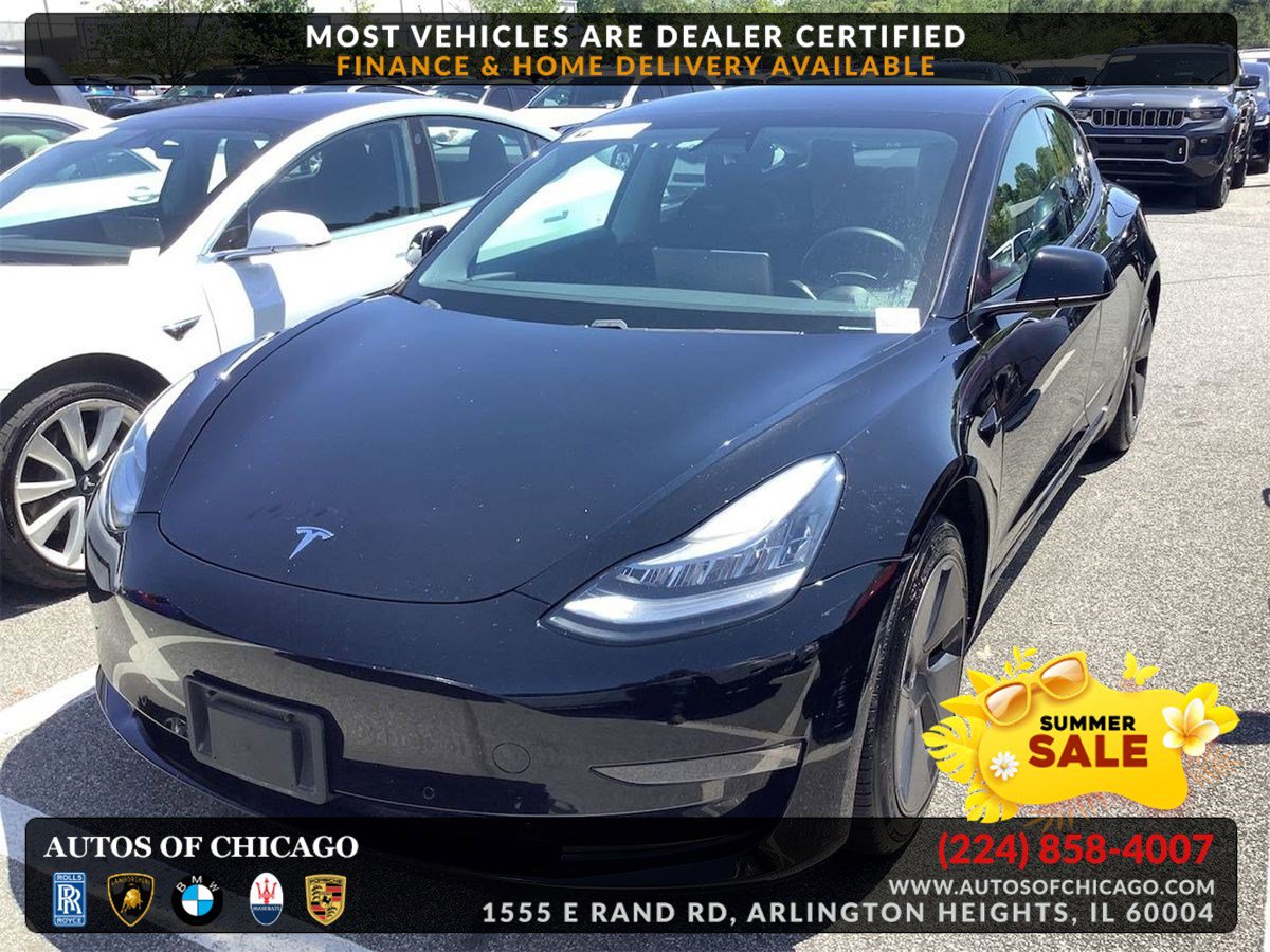Used 2021 Tesla Model 3 Long Range AWD/4WD image 1
