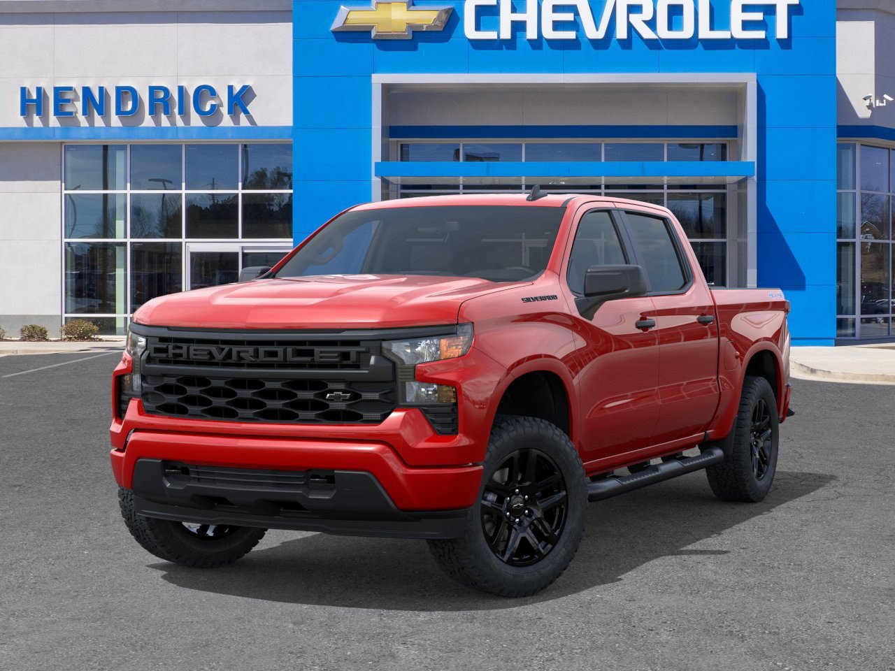 New 2026 Chevrolet Silverado 1500 Custom w/ Turbomax Blackout Package AWD/4WD image 8