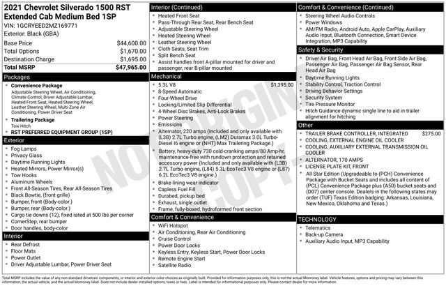 Used 2021 Chevrolet Silverado 1500 RST AWD/4WD image 29