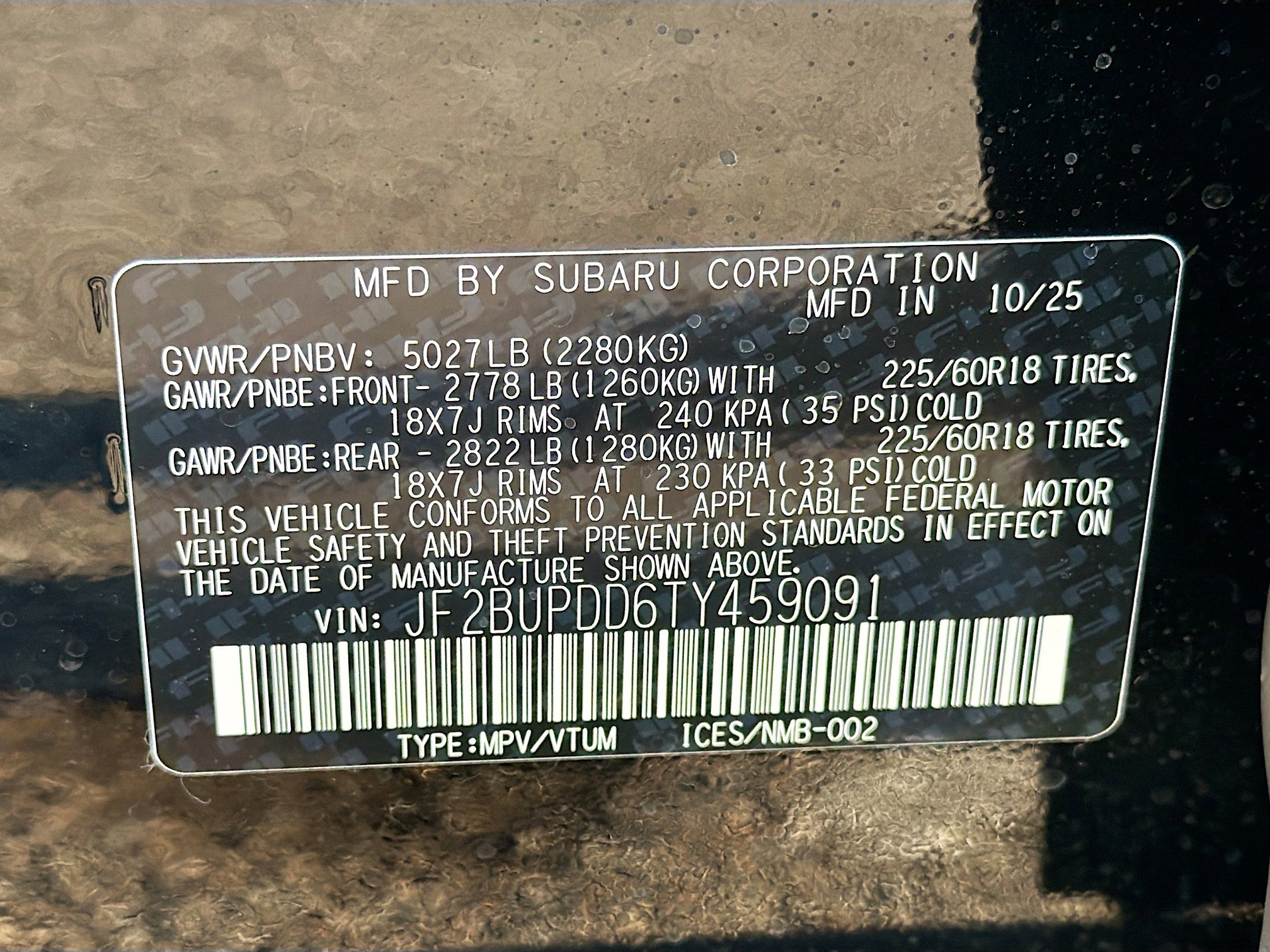 New 2026 Subaru Outback Limited image 42