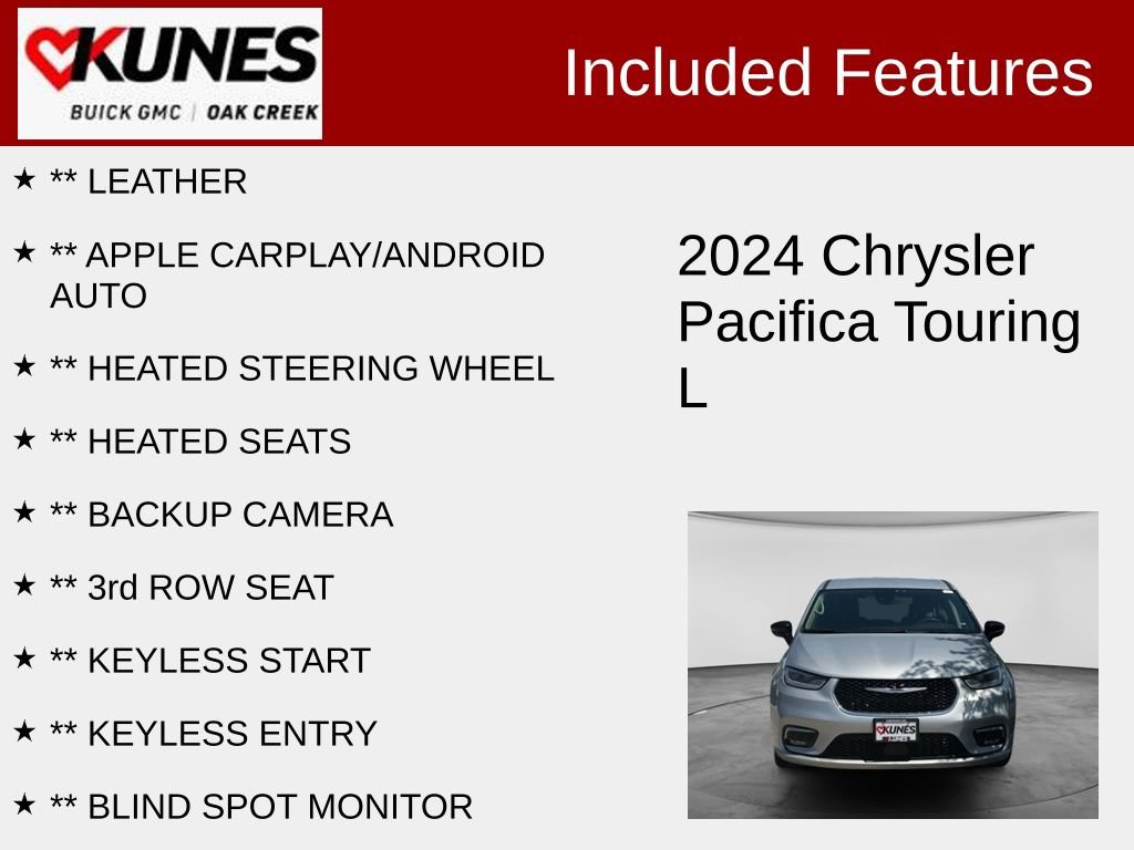 Used 2024 Chrysler Pacifica Touring-L FWD image 2