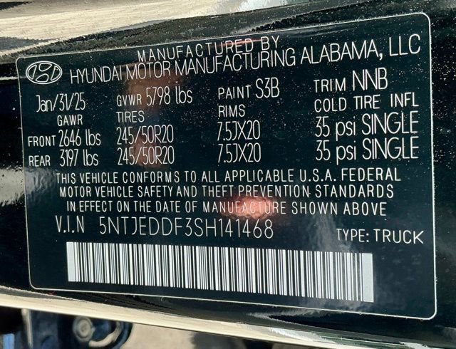 Used 2025 Hyundai Santa Cruz Limited AWD/4WD image 43