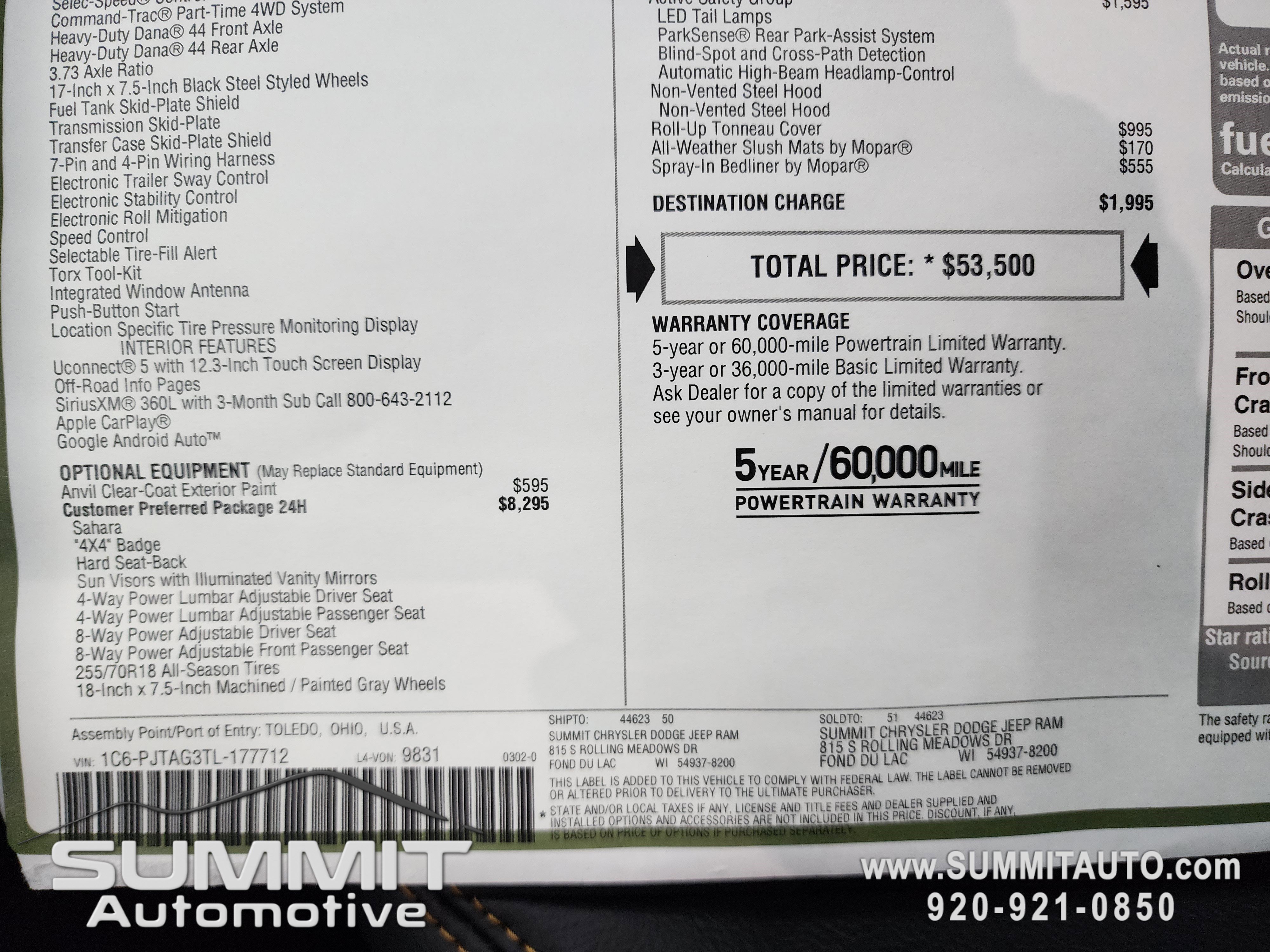 New 2026 Jeep Gladiator Sport image 44