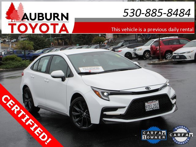 Certified 2025 Toyota Corolla SE