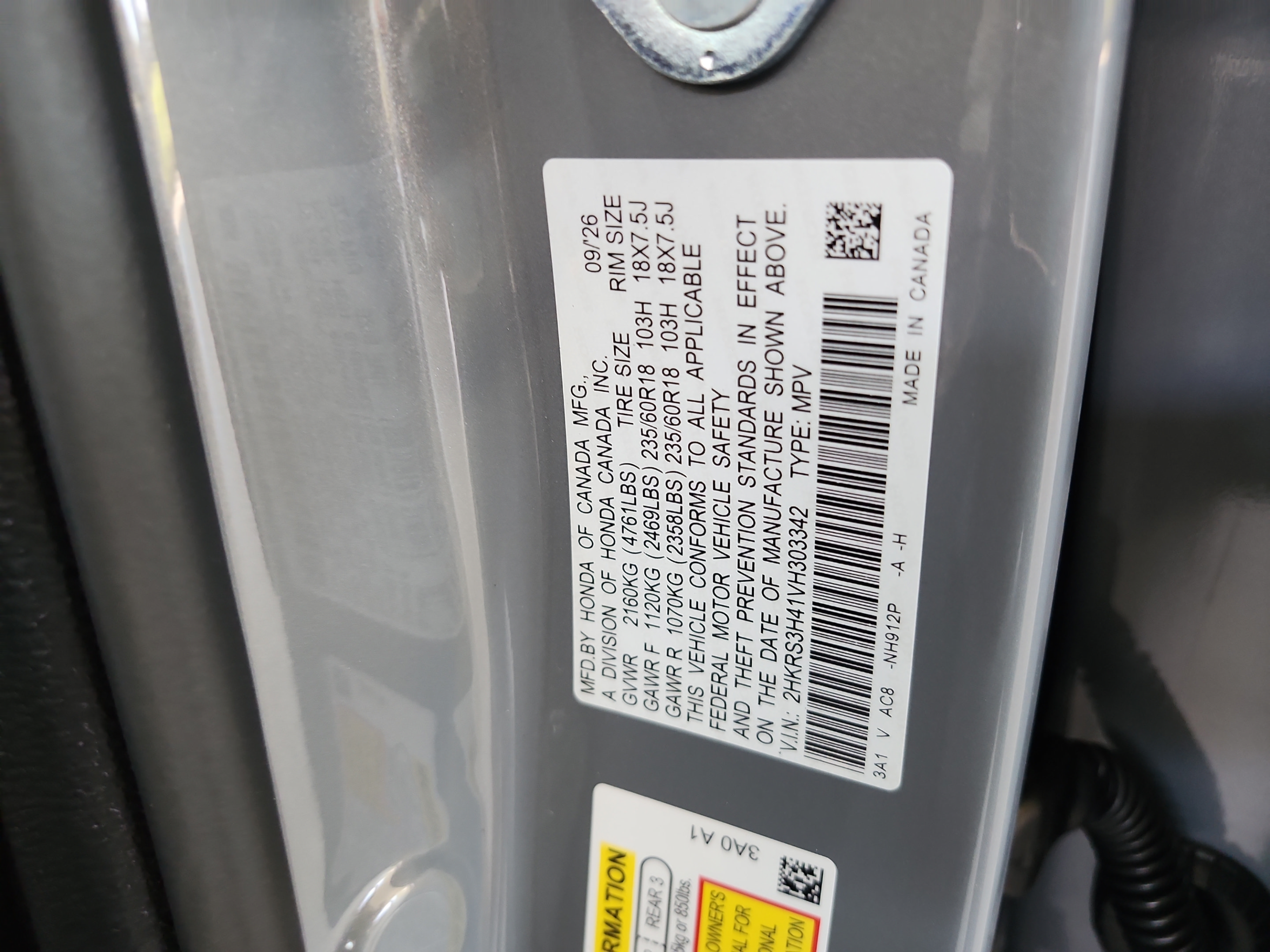 New 2027 Honda CR-V EX image 29