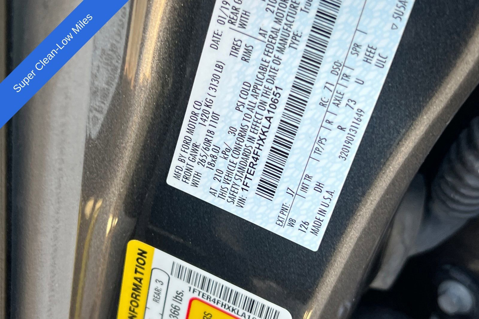 Certified 2019 Ford Ranger Lariat w/ Equipment Group 501A Mid image 29