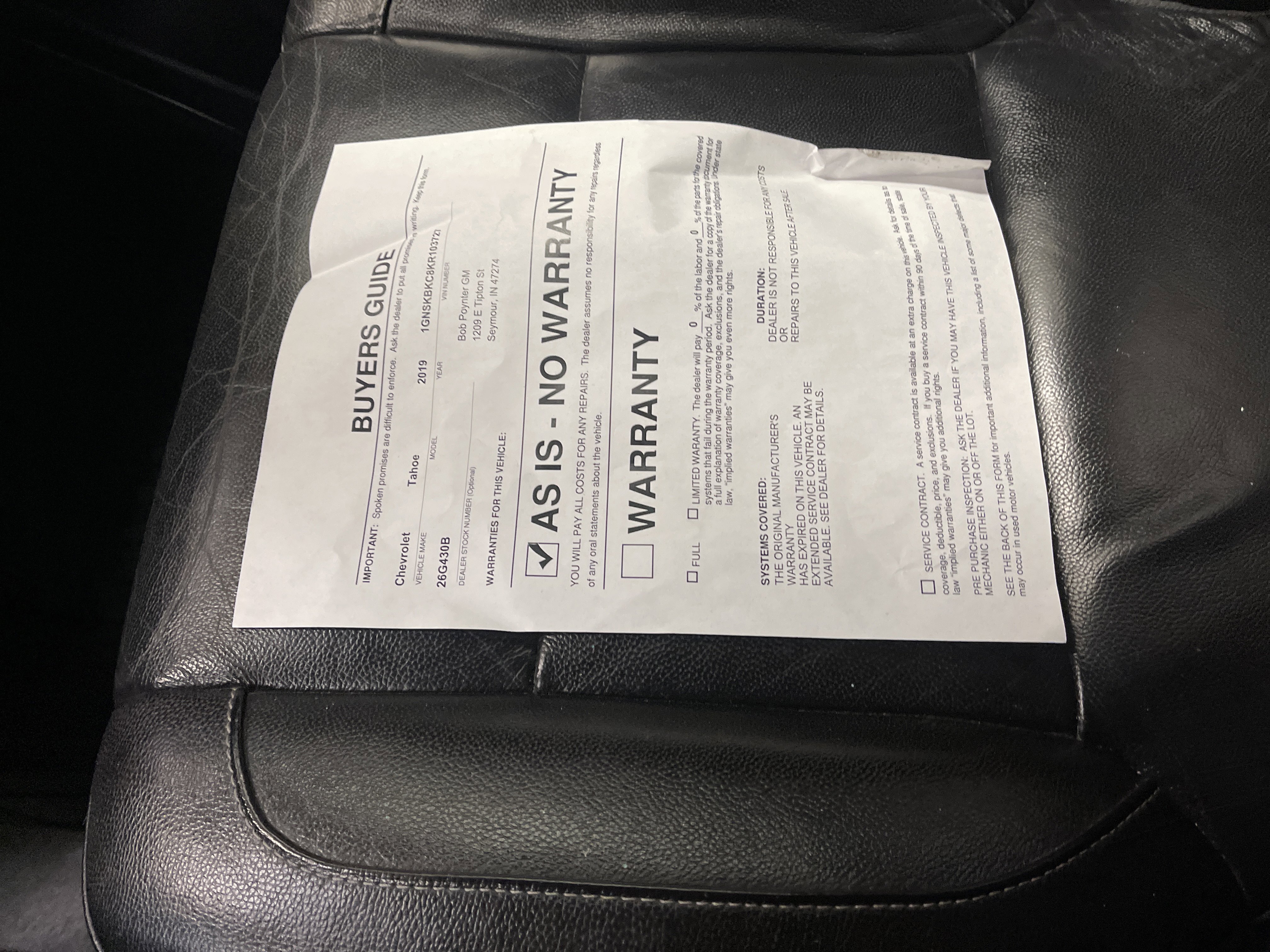 Used 2019 Chevrolet Tahoe LT image 29