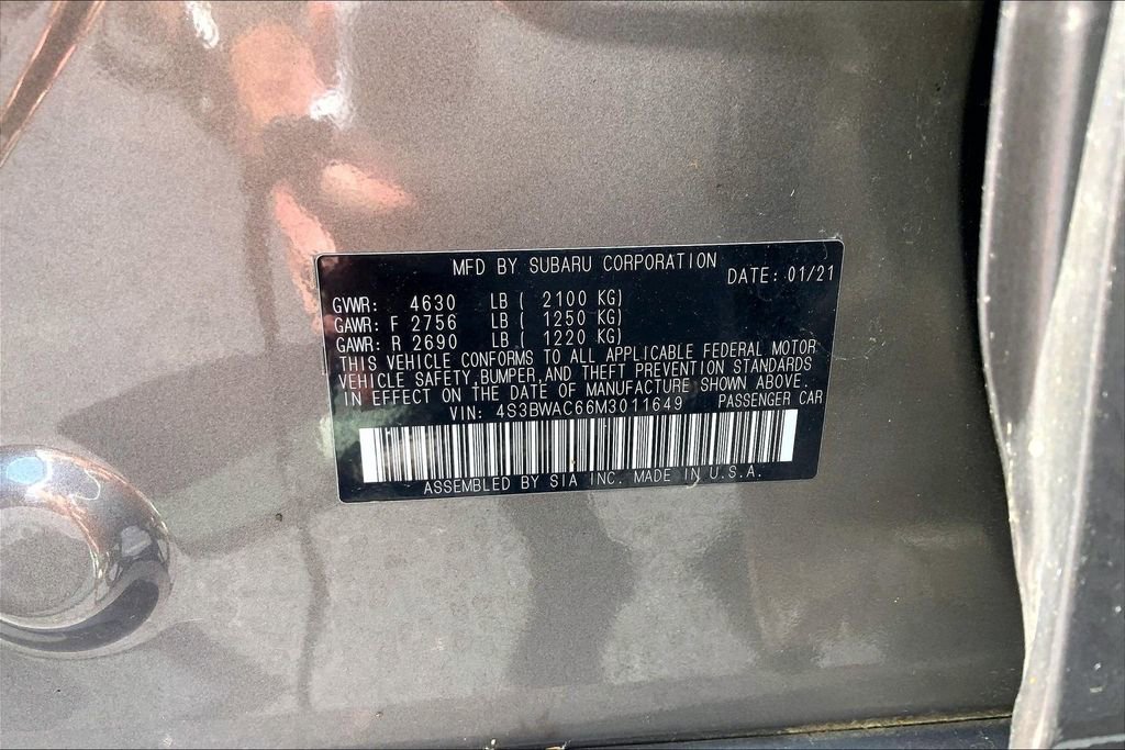 Used 2021 Subaru Legacy Premium AWD/4WD image 14