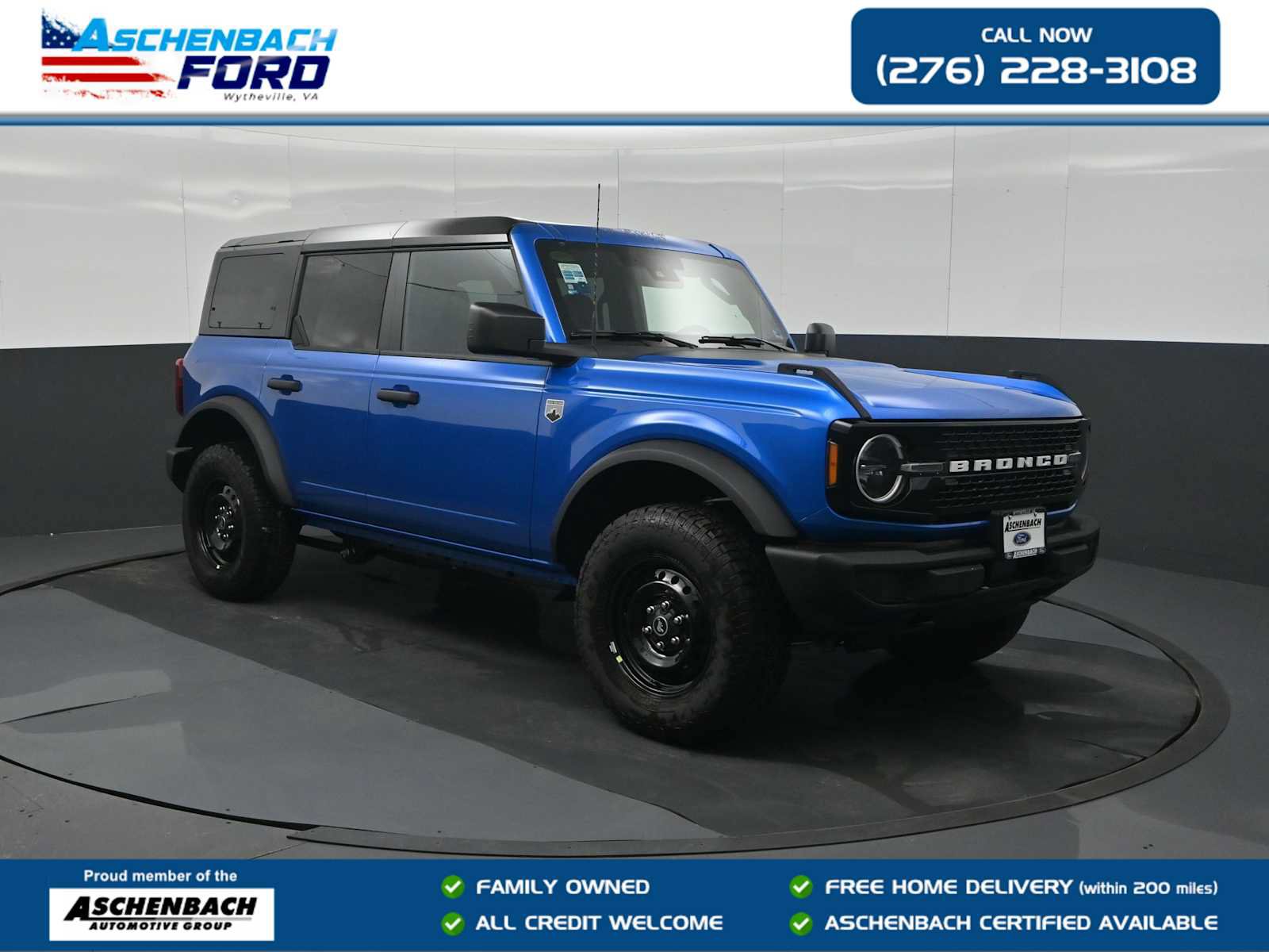 New 2026 Ford Bronco Big Bend w/ Black Appearance Package