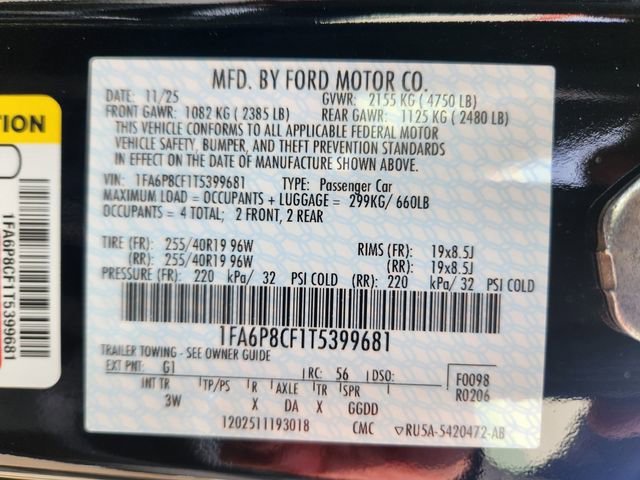 New 2026 Ford Mustang GT Premium w/ Bronze Appearance Package RWD image 25