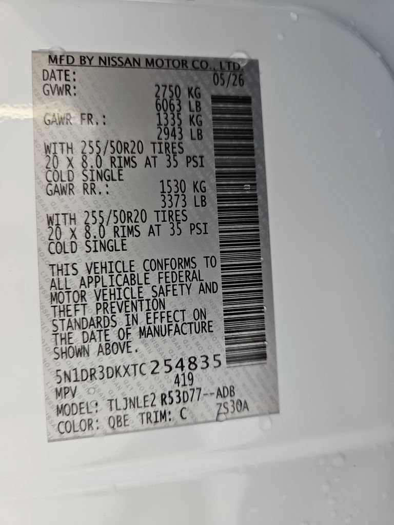 New 2026 Nissan Pathfinder Platinum AWD/4WD image 29
