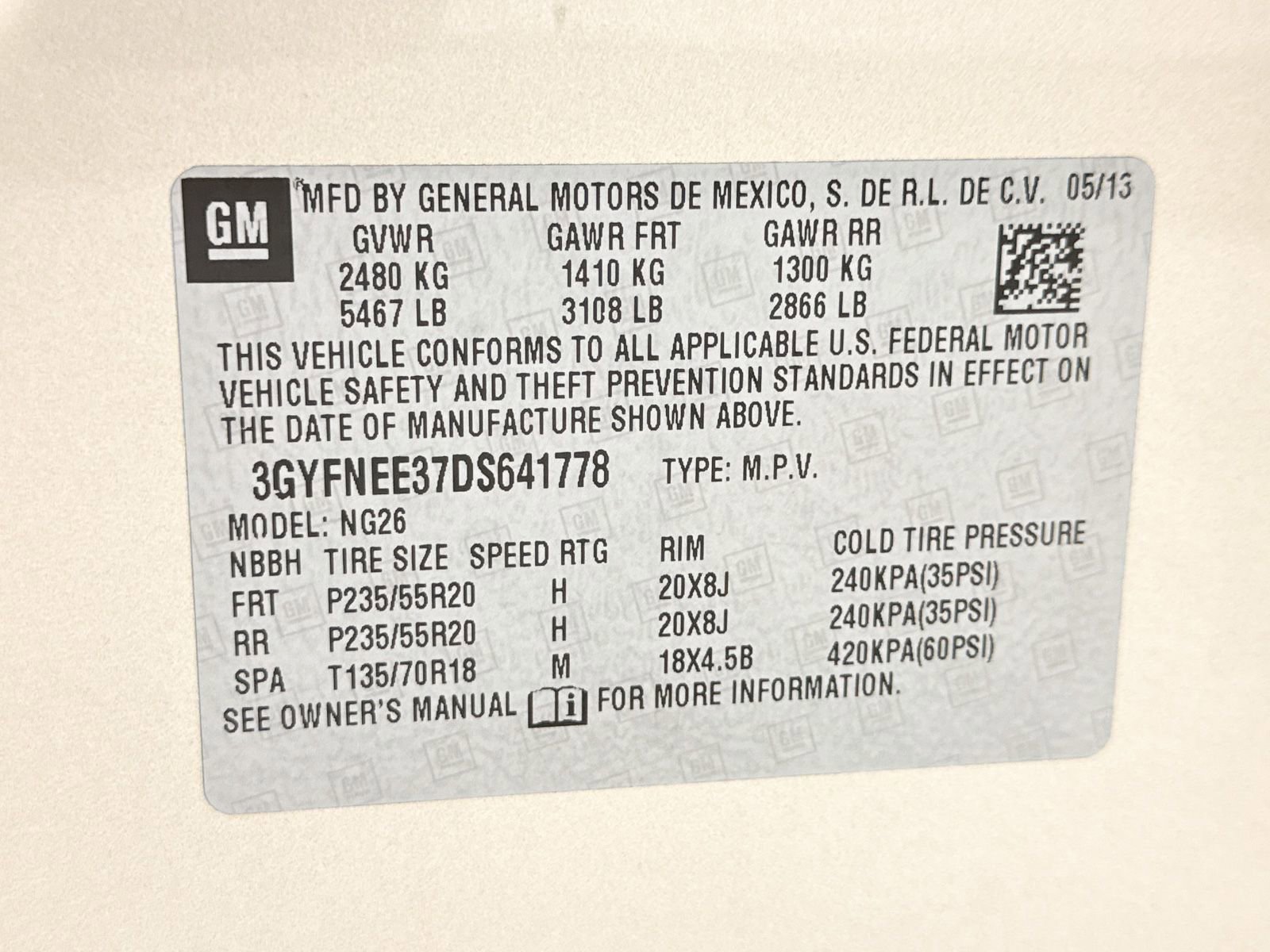 Used 2013 Cadillac SRX Premium w/ LPO, U-Rail D-Rings Package FWD image 37