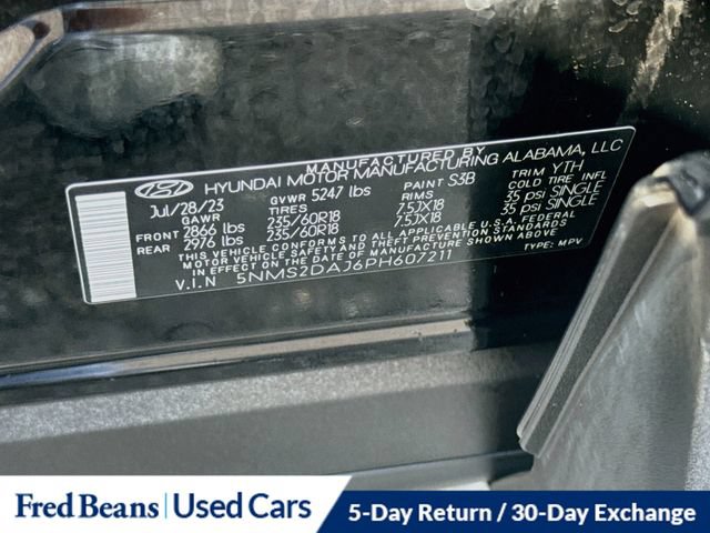 Certified 2023 Hyundai Santa Fe SEL AWD/4WD image 39
