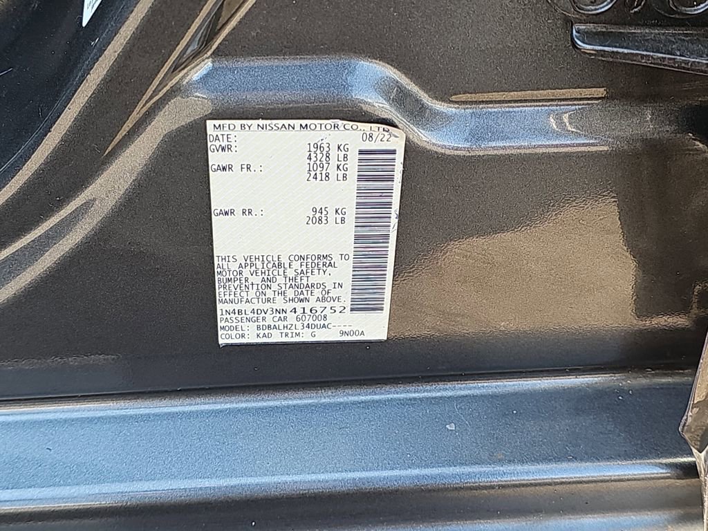 Used 2022 Nissan Altima 2.5 SV w/ SV Premium Package image 38