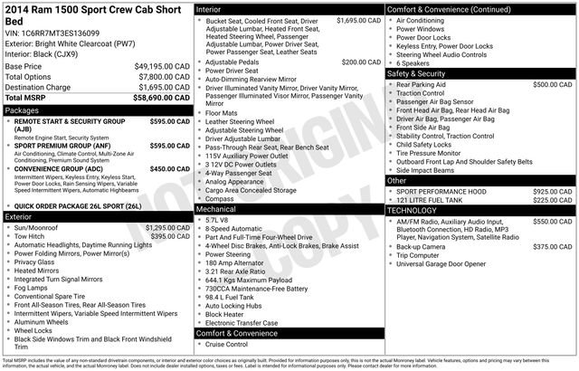 Used 2014 RAM 1500 Sport w/ Sport Premium Group image 22