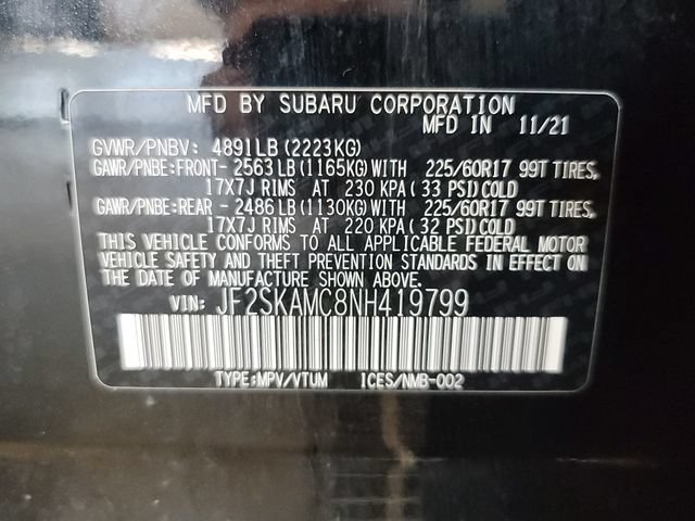 Used 2022 Subaru Forester Wilderness AWD/4WD image 36