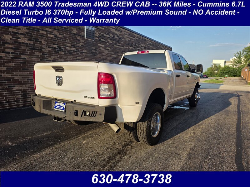 Used 2022 RAM 3500 Tradesman w/ Chrome Appearance Group AWD/4WD image 2