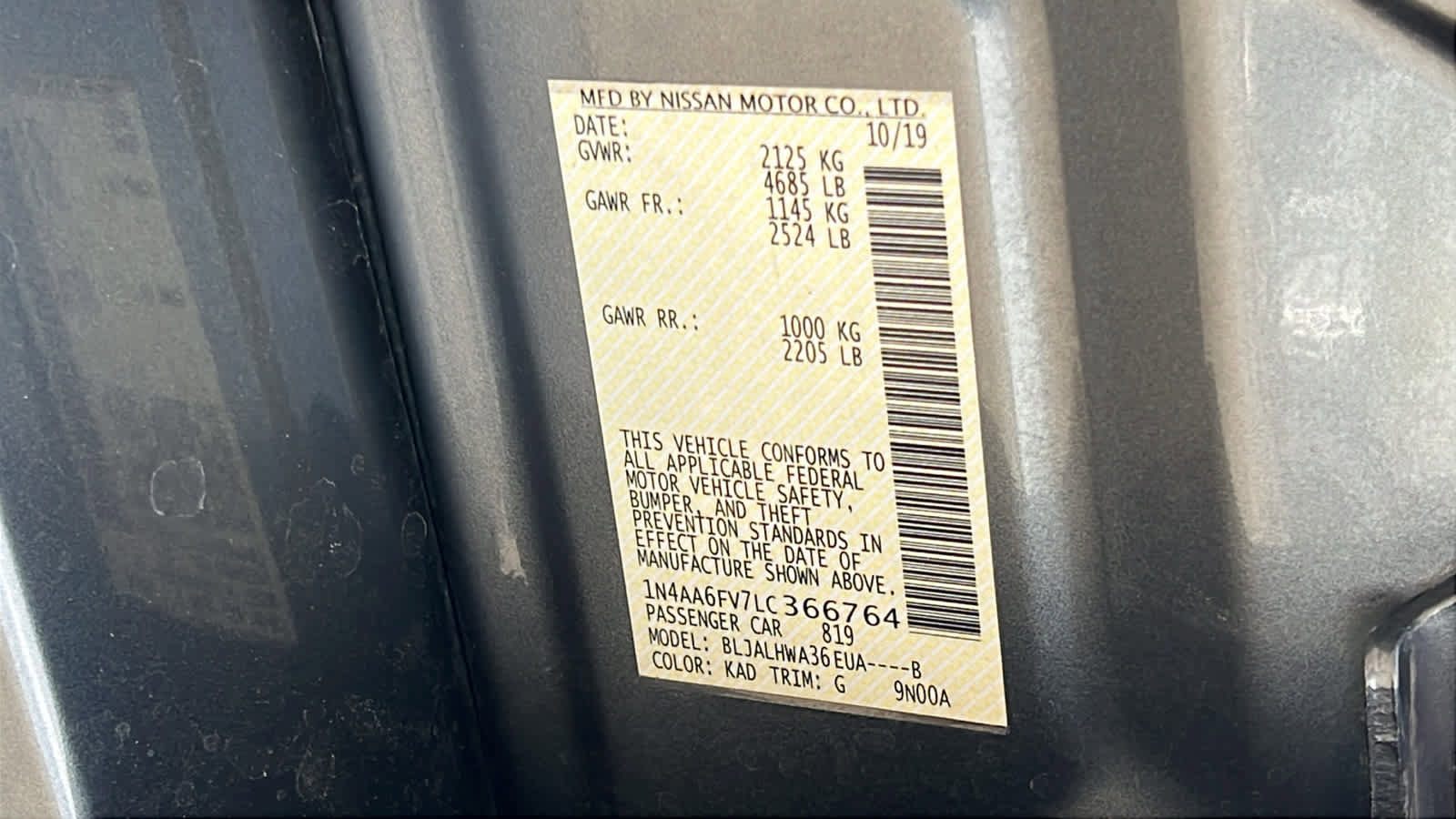 Used 2020 Nissan Maxima Platinum w/ Sport Mat Group image 30