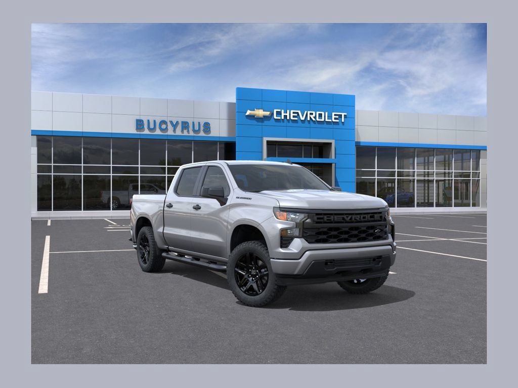New 2026 Chevrolet Silverado 1500 Custom w/ Turbomax Blackout Package