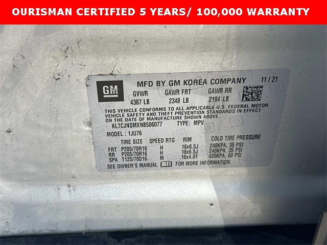 Certified 2022 Chevrolet Trax LS w/ Tint and Cruise Package image 30