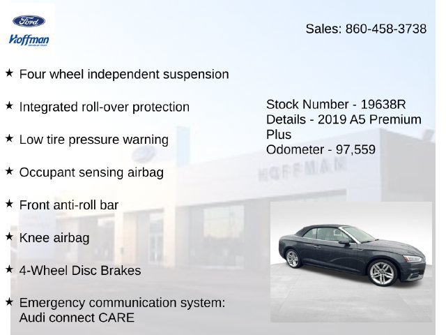 Used 2019 Audi A5 2.0T Premium Plus AWD/4WD image 25