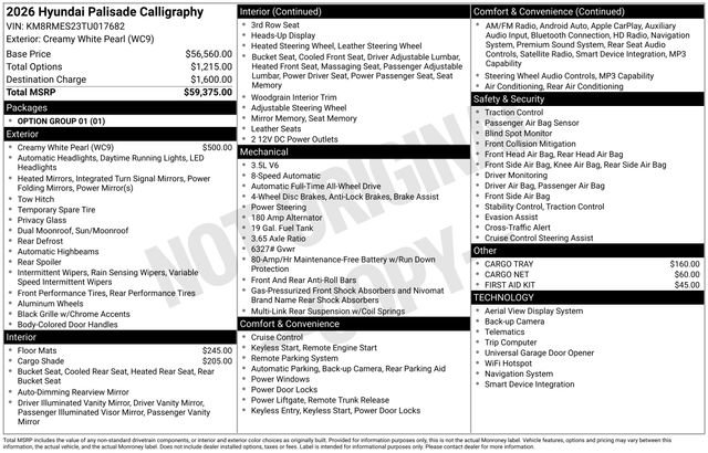 Certified 2026 Hyundai Palisade Calligraphy AWD/4WD image 30