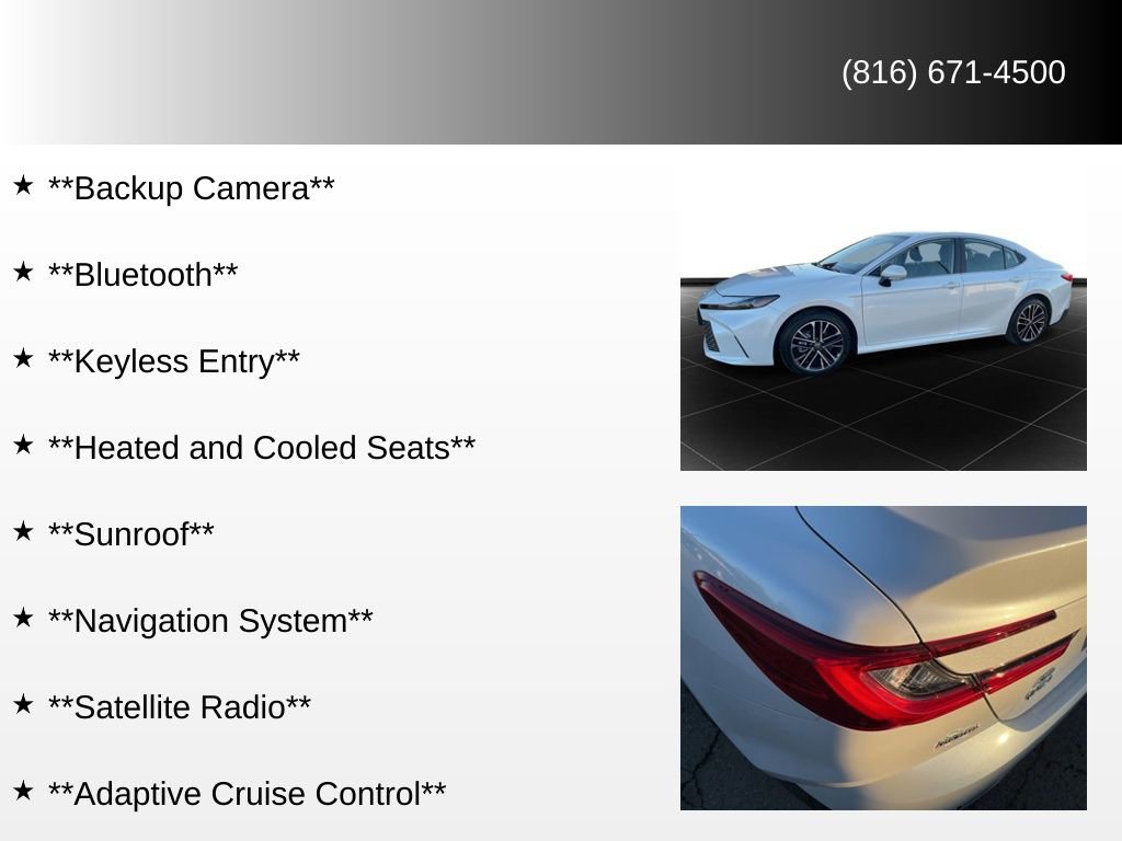 Used 2025 Toyota Camry XLE w/ Premium Package image 81