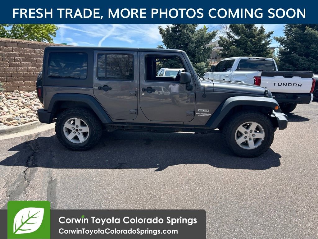 Used 2017 Jeep Wrangler Unlimited Sport w/ Quick Order Package 24S AWD/4WD image 2