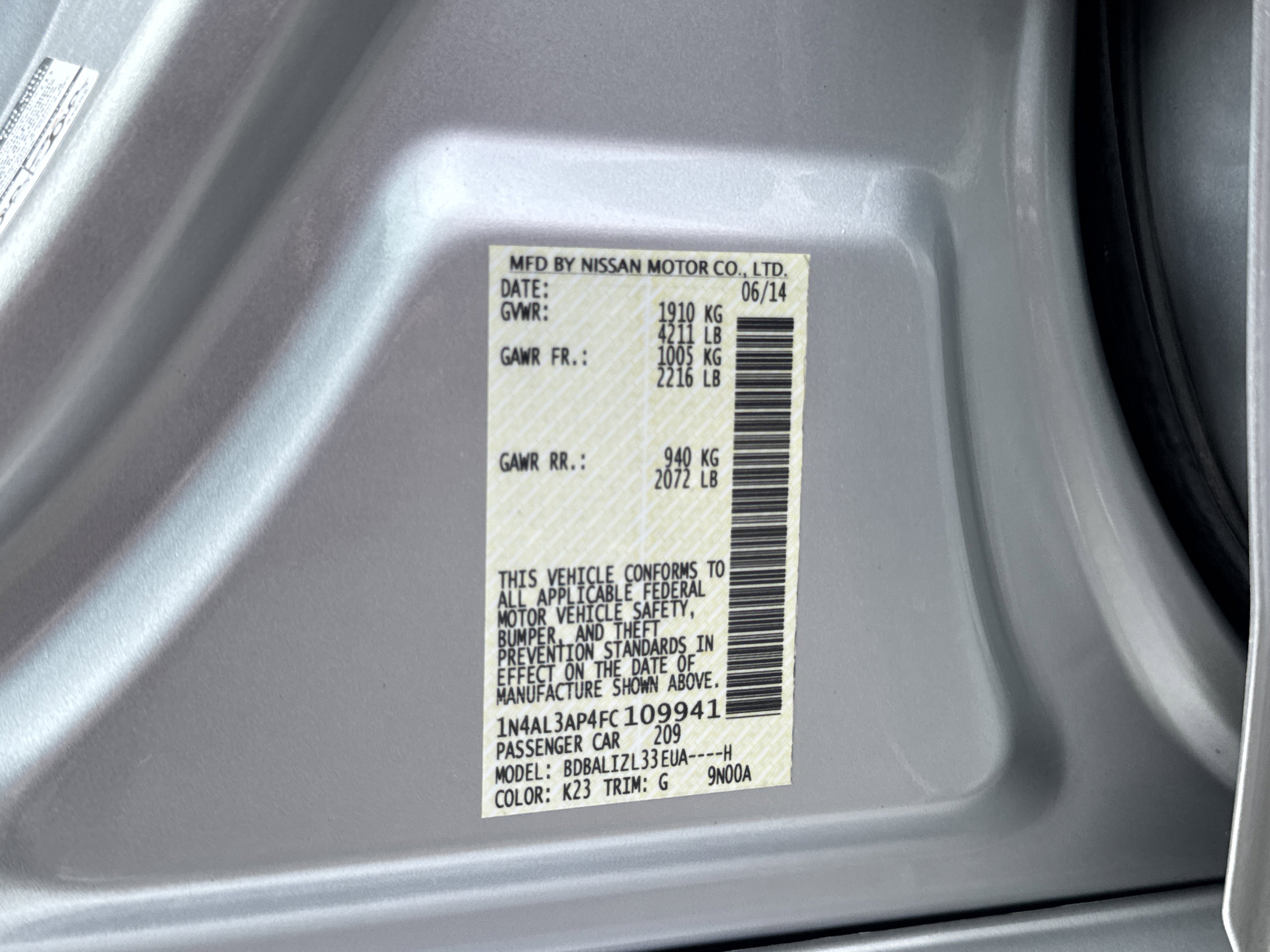 Used 2015 Nissan Altima 2.5 SV FWD image 31
