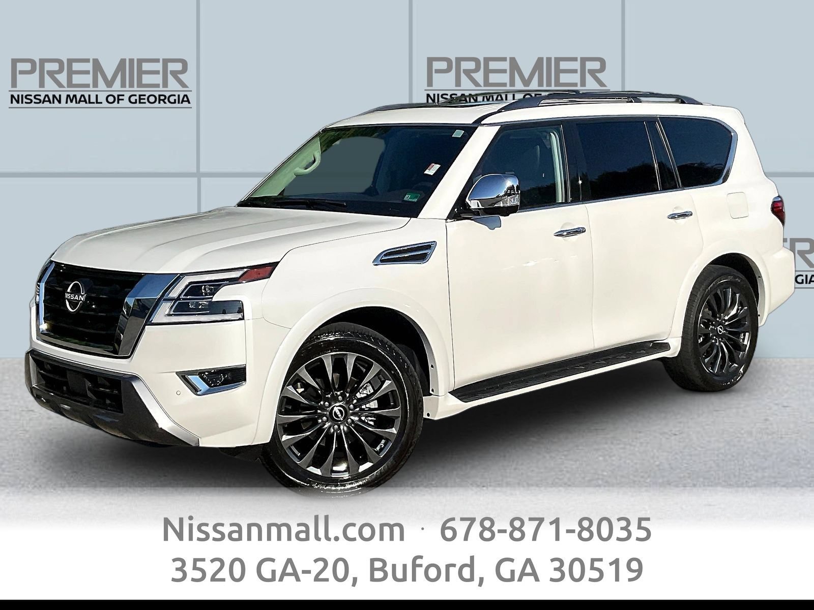 Certified 2024 Nissan Armada Platinum w/ Captain's Chairs Package RWD image 1
