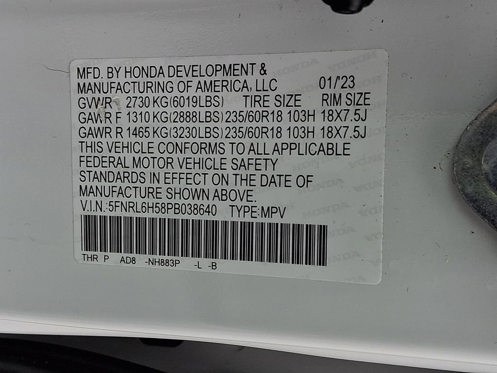 Used 2023 Honda Odyssey EX image 27