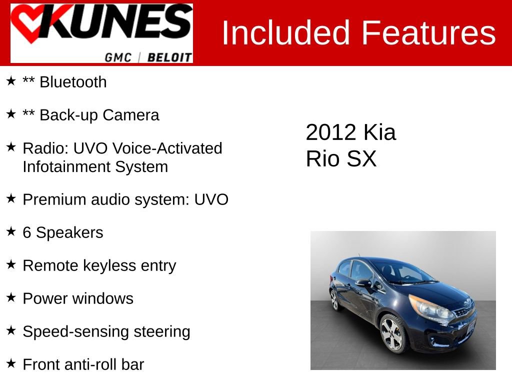 Used 2012 Kia Rio SX image 2
