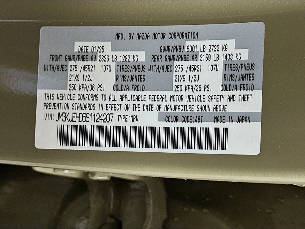 Certified 2025 MAZDA CX-70 3.3 Turbo w/ Premium Plus Pkg image 34