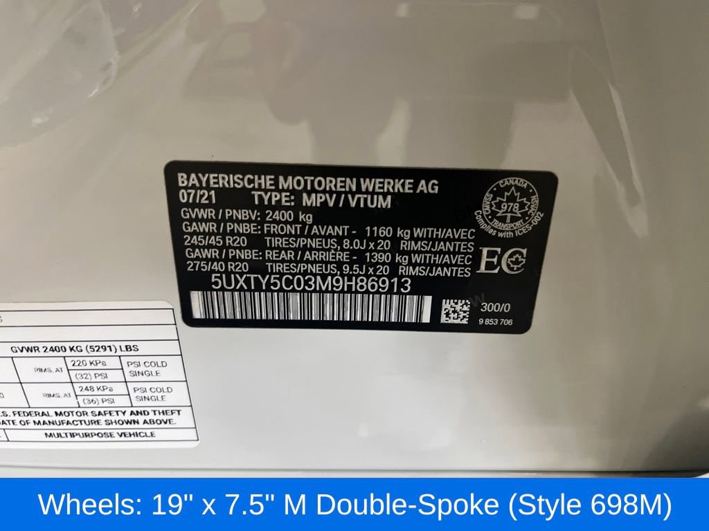 Used 2021 BMW X3 xDrive30i image 36