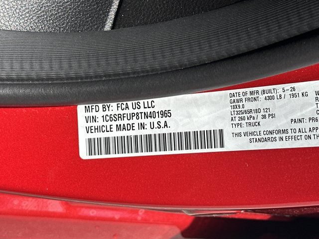 New 2026 RAM 1500 RHO AWD/4WD image 30