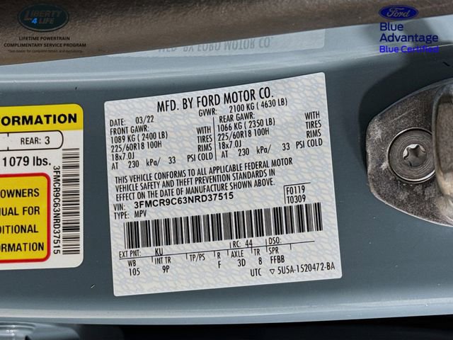 Certified 2022 Ford Bronco Sport Outer Banks w/ Tech Package image 33