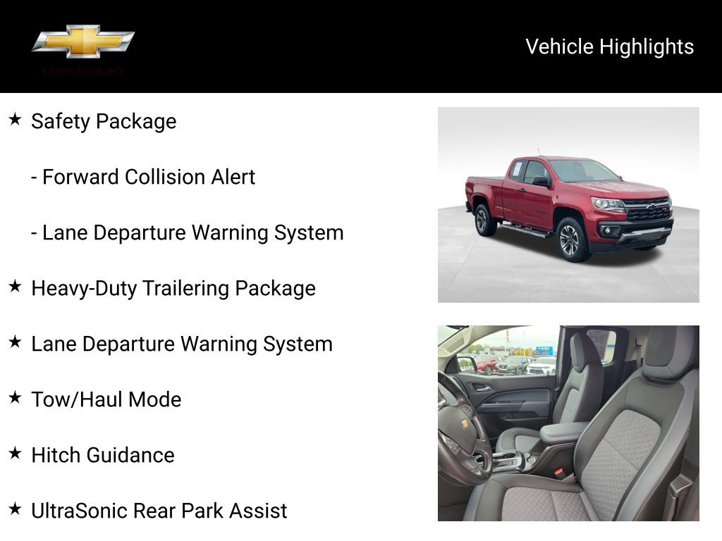 Used 2021 Chevrolet Colorado Z71 w/ Safety Package AWD/4WD image 19